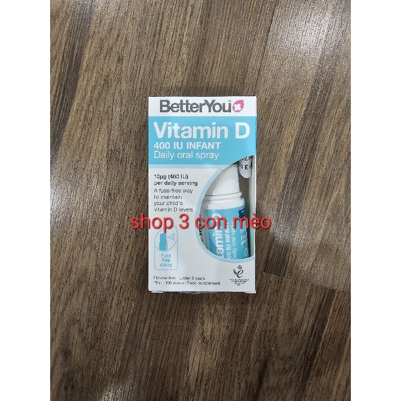 Vitamin D và K2 dạng xịt
