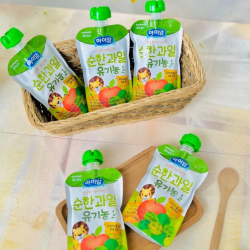 Nước ép trái cây nguyên chất ILDONG dạng túi cho bé gói 100ml