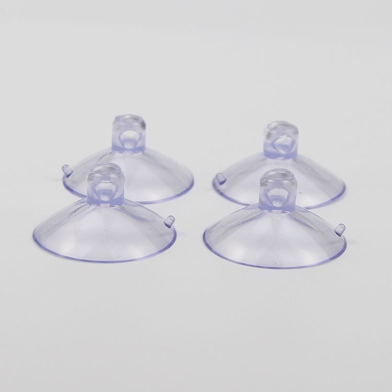 Núm nhựa, nút nhựa hít kính một mặt, núm silicon lỗ gài size 5cm