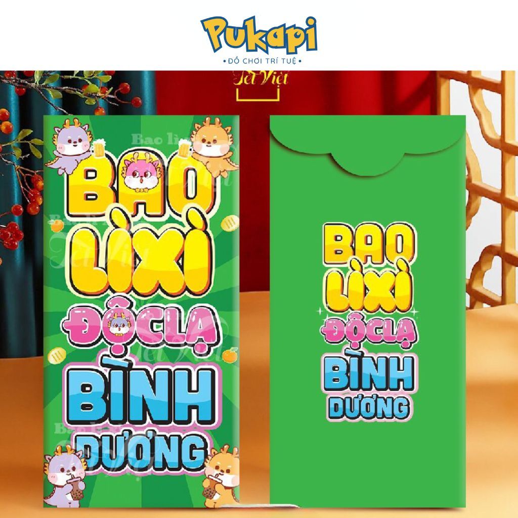 Lì Xì Tết 2024 Hottrend Độc Lạ PUKAPI