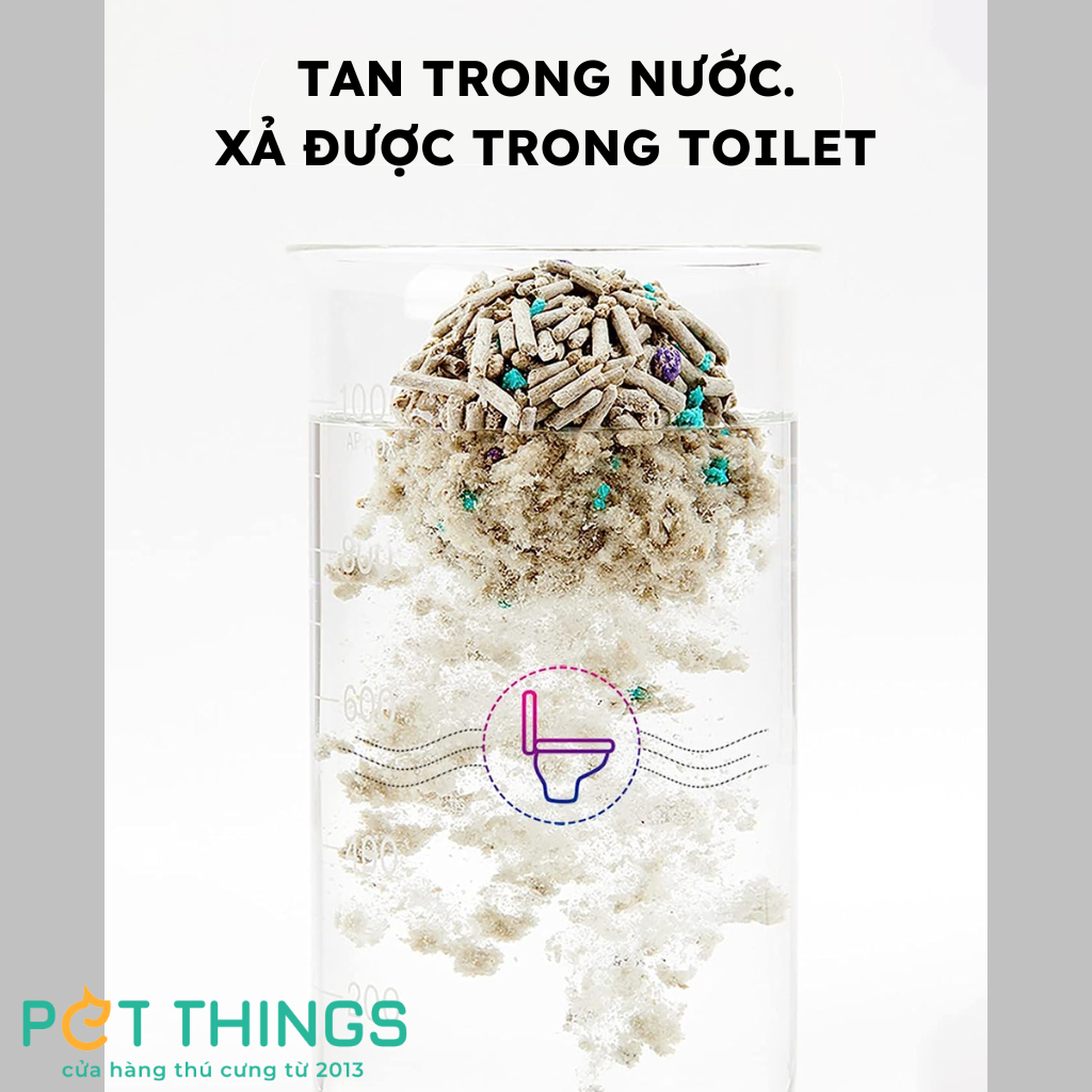 Cát Vệ Sinh Mèo PETKIT 5 TRONG 1, 3.6kg / 7L