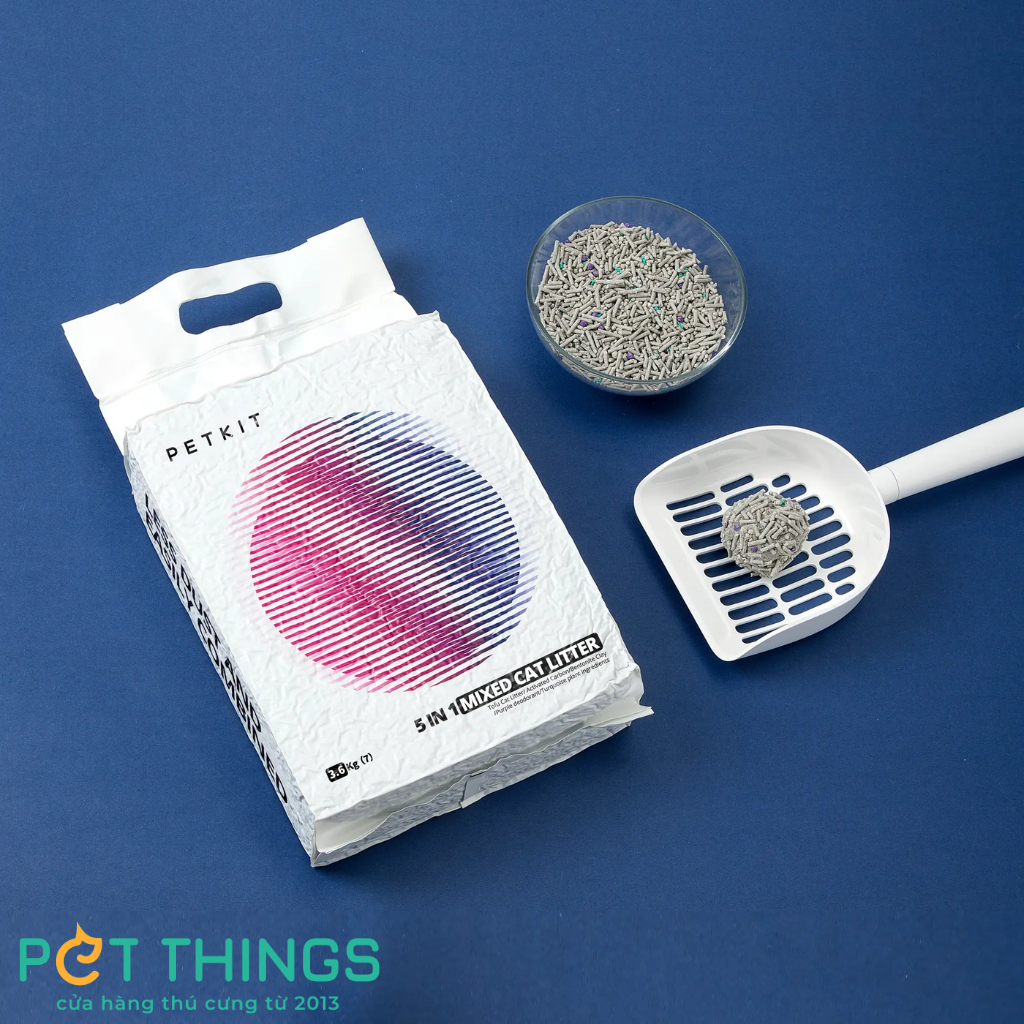 Cát Vệ Sinh Mèo PETKIT 5 TRONG 1, 3.6kg / 7L