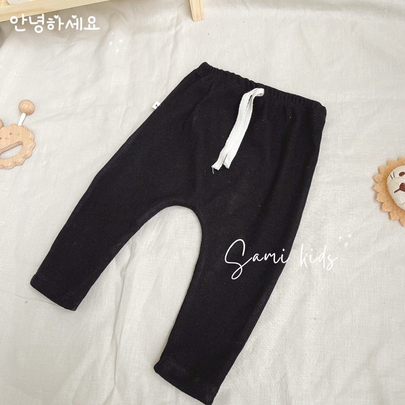 Quần mặc bỉm cotton Hàn cho bé trai bé gái 3-13kg