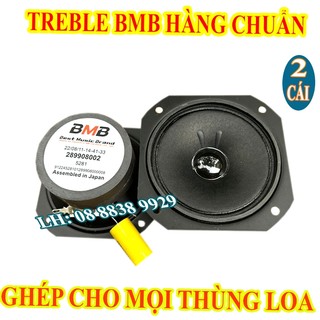 Cặp loa treble 2 từ bmb vuông cao cấp liên doanh kèm tụ - giá 2 loa