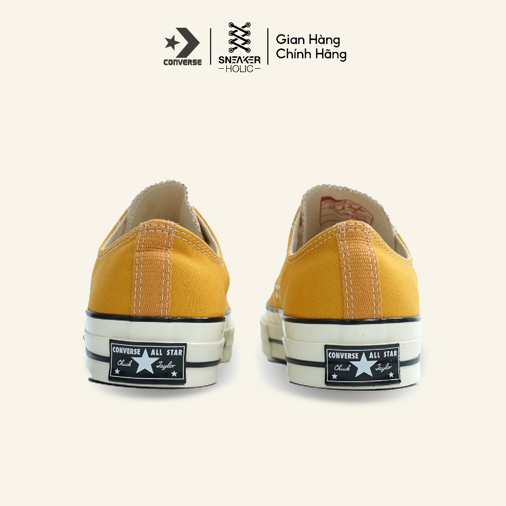 Giày Sneaker Nam Nữ CONVERSE Chuck 1970s Low Sunflower - 162063C - Cổ Thấp, Thời Trang Unisex, Chính Hãng Full Box