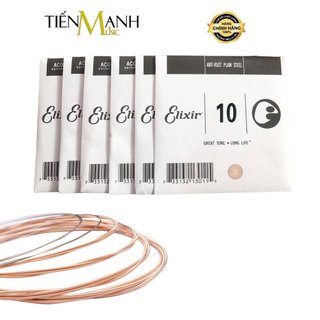 [Chính Hãng] Dây Lẻ Elixir Đàn Guitar Acoustic Nanoweb Strings Số 1 (E-1st), 2 (B-2nd), 3 (G-3rd), 4 (D-4th), 5 (A-5th)