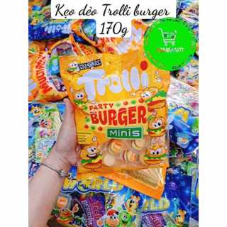 Kẹo dẻo trolli mini burger 170g
