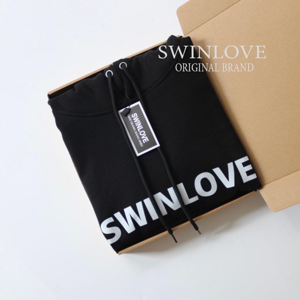 Áo Hoodie Nỉ Bông Có Mũ In hoa văn Chữ SWIN Cực Dày Dặn Siêu Hot 2023