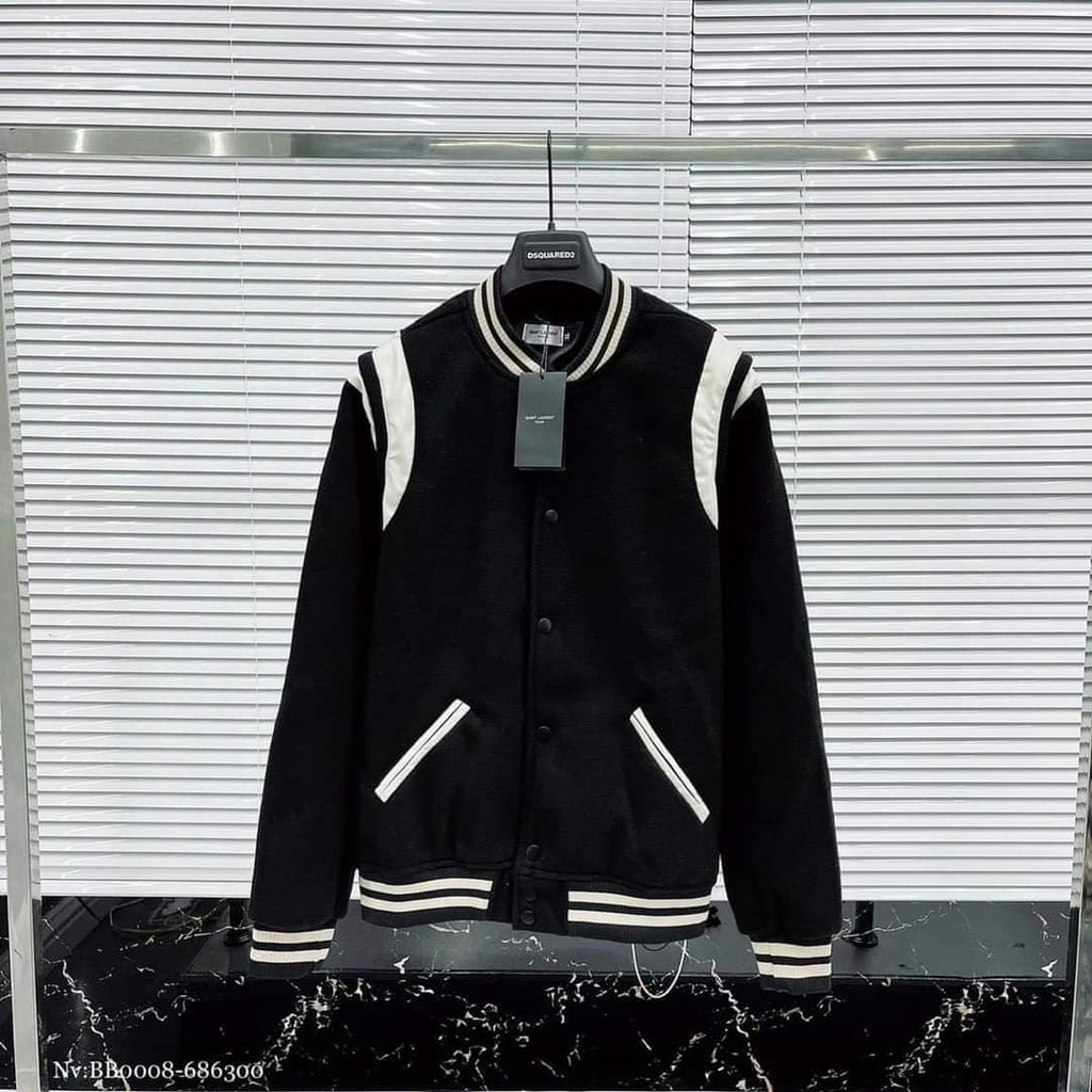 Áo Khoác varsity Xanh áo bomber Teddy SLP nam nữ - Áo bomber Sơn Tùng MTP Siêu Hot 2023