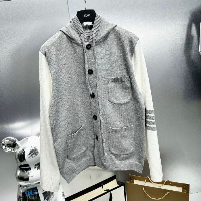 Áo Khoác Hoodie Thôm Bờ Rao Phối 3 Túi Chất Liệu Len Siêu Đẹp - Áo Khoác Hoodie Nam Nữ Thôm Bờ Rao Phối Vạch Tay Cao Cấp