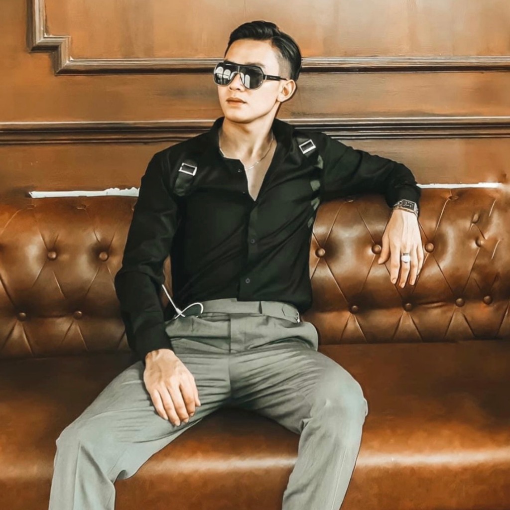 Áo Sơ Mi Thiết Kế Mới Đai Vai DOTAMSTORE. Sơ Mi Nam Công Sở Vải Lụa Chống Nhăn Dáng Slimfit