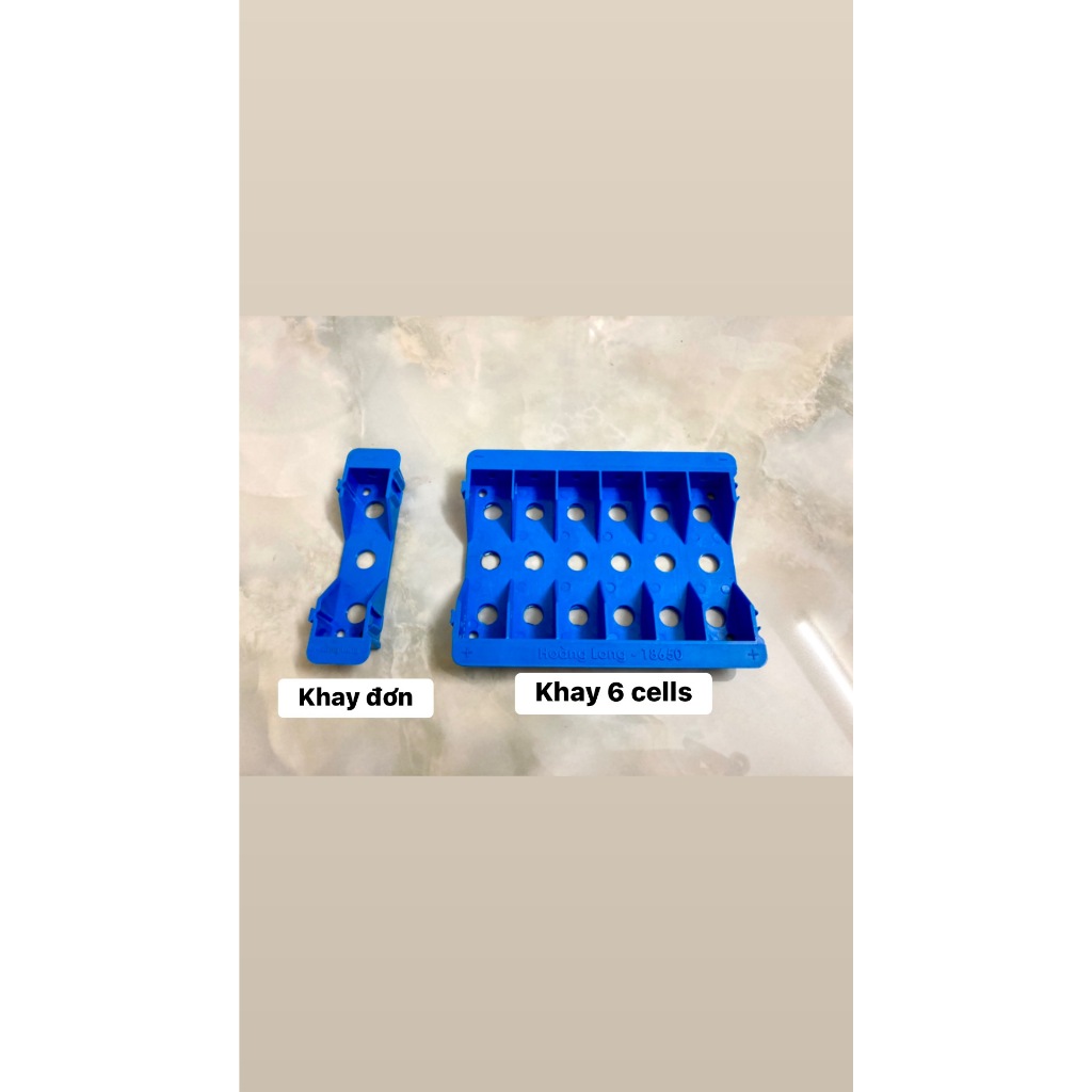 Khay đơn cân bằng pin 18650 VIP