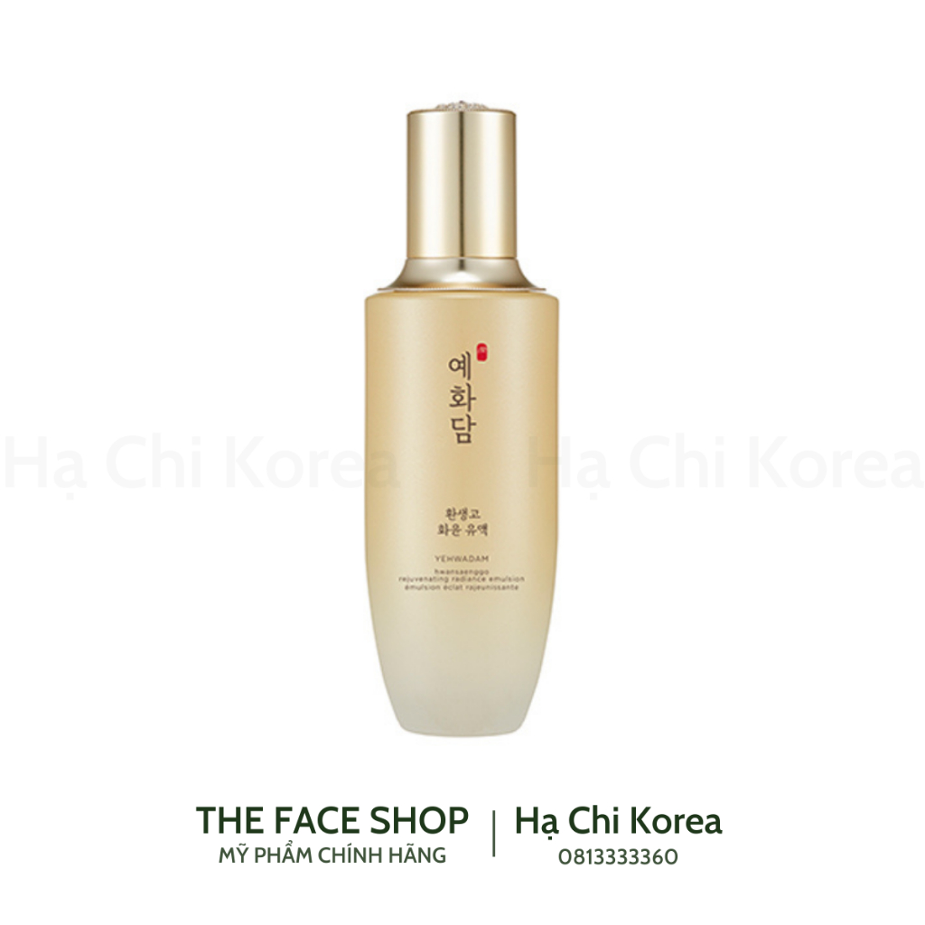 Sữa dưỡng trẻ hóa trắng da Yehwadam Hwansaenggo Rejuvenating Radiance Emulsion (140ml)
