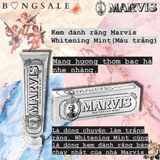 KEM ĐÁNH RĂNG MARVIS MÀU TRẮNG