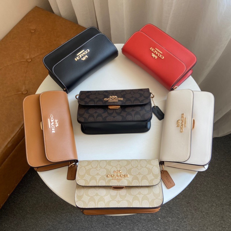 Túi coach brynn đủ màu kẹp nách