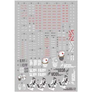 Đề can - Decal nước MG Stormbringer / Stormbringer FA