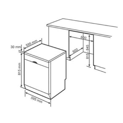 Máy rửa bát Bosch SMS4EVI14E Series 4 13 bộ | Bảo hành 3 năm chính hãng