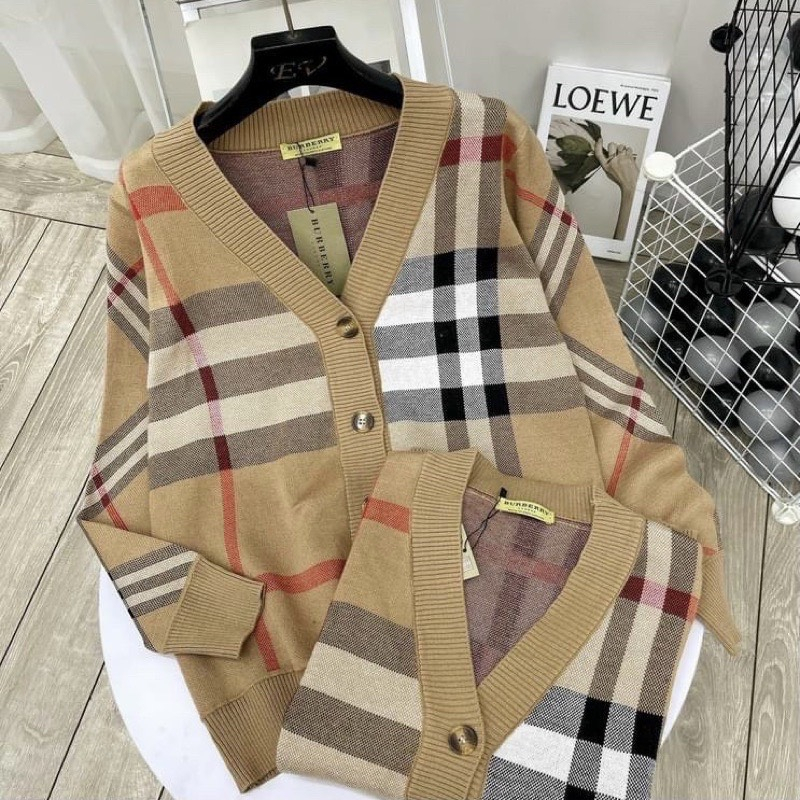Áo Cardigan Len BBR Form Rộng Unisex Cao Cấp_Hàng Trend 2023