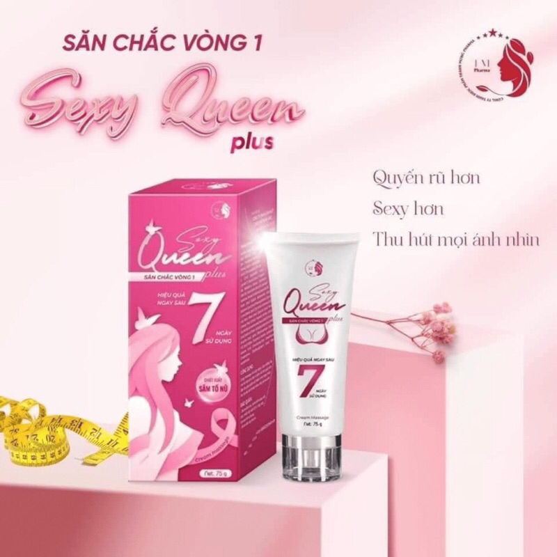 Kem Massage Sexy Queen Plus Hỗ Trợ Tăng Size Và Săn Chắc Cải Chảy Sệ Vòng 1 ,Vòng 3