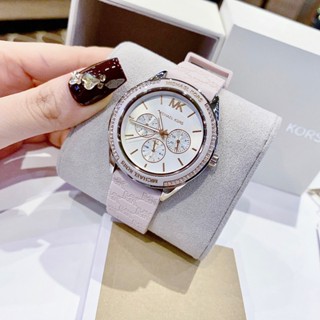 Đồng hồ đeo tay nữ dây silicon kim chống nước cao cấp Michael Kors Mk7268 size 40mm fullbox