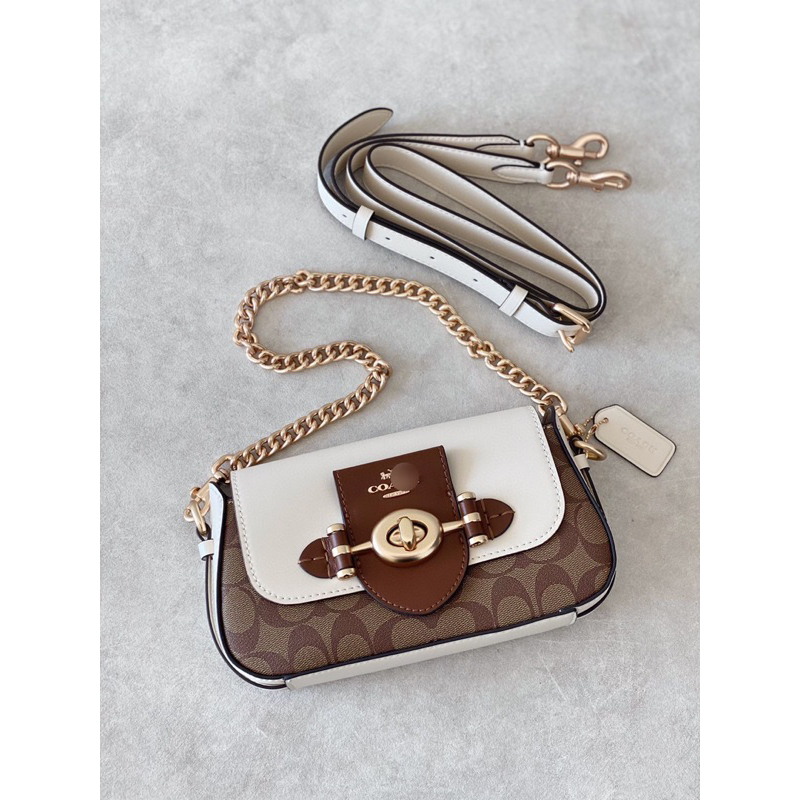 Túi coach brie kẹp nách nữ