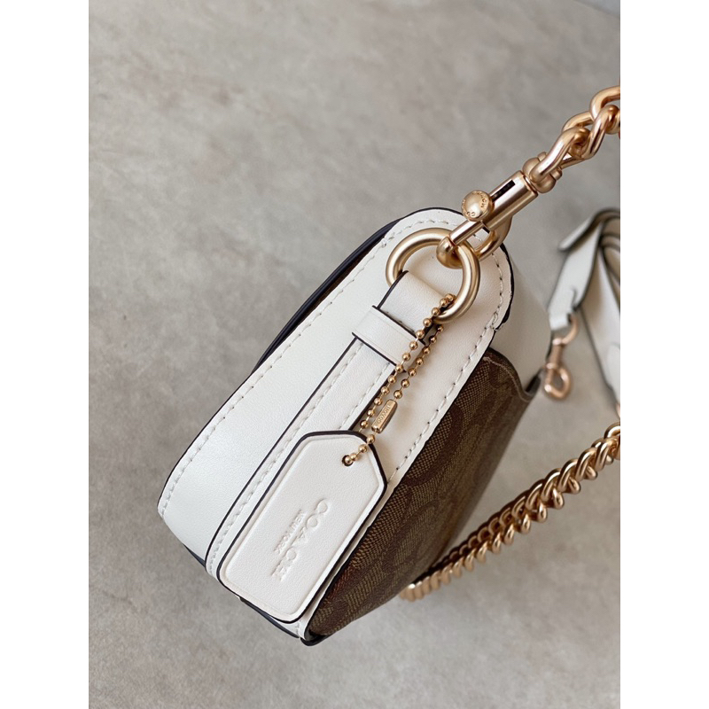 Túi coach brie kẹp nách nữ