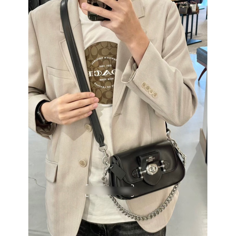 Túi coach brie kẹp nách nữ