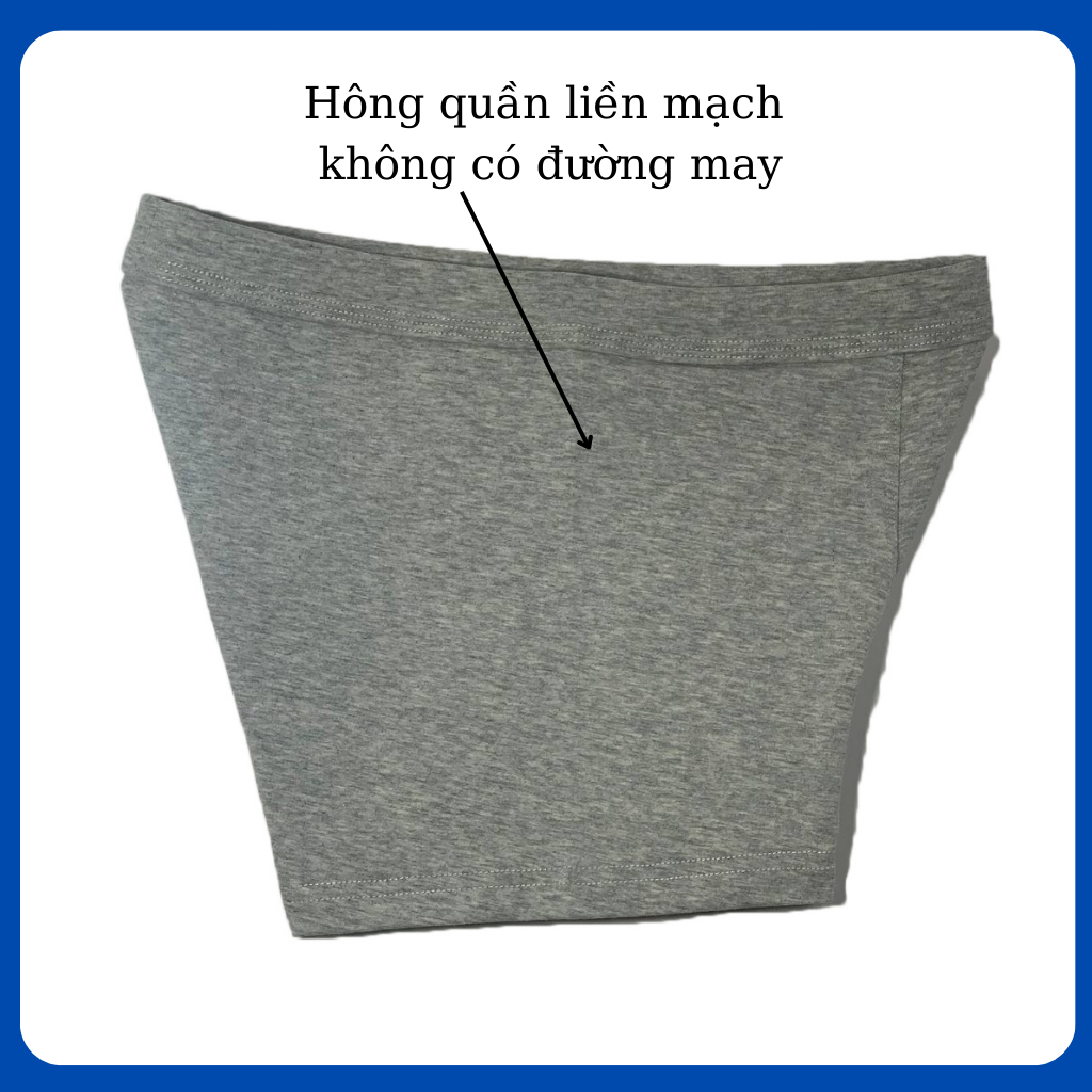 Quần lót nam cotton thông thoáng co giãn 4 chiều, quần sịp nam đùi liền mạch, mềm,mịn,mát đủ size L,XL,XXL,XXL