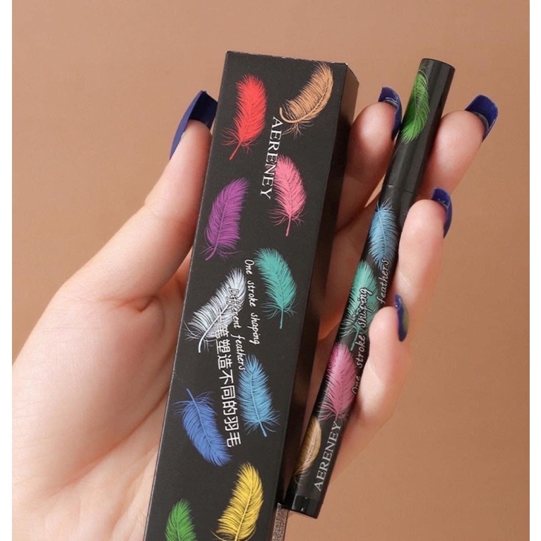 Kẻ mắt nước AERENEY vỏ hình lông vũ winwinshop01