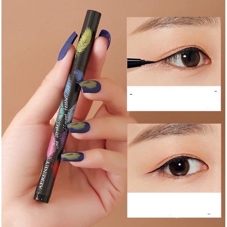 Kẻ mắt nước AERENEY vỏ hình lông vũ winwinshop01