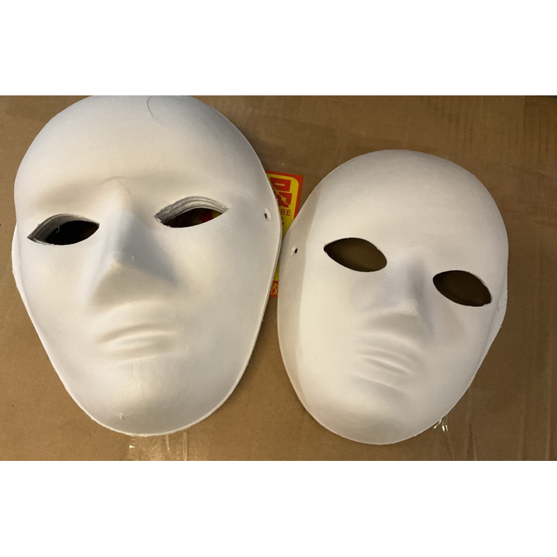 Mặt nạ giấy bồi cho bé chơi tô màu và chơi mặt nạ trung thu hóa trang halloween