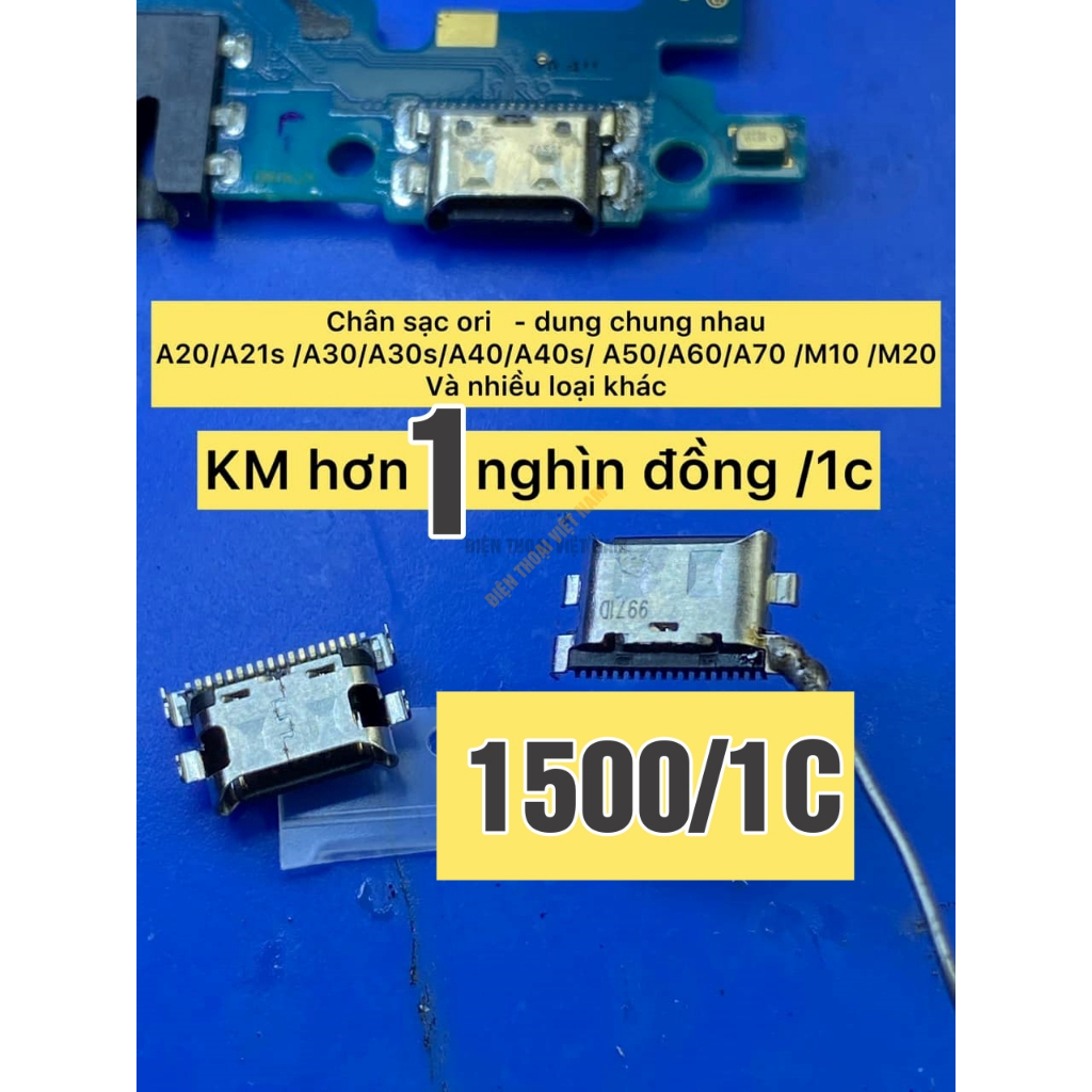 Chân sạc Samsung A20 dùng chung /A21S/A30/A30S/A40/A40S/A50/A60/A70/M10/M20