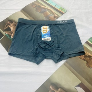 Quần lót nam boxer đùi cao cấp cotton lưng bản bền đẹp, thoáng mát, thấm hút mồ hôi co giãn thoải mái