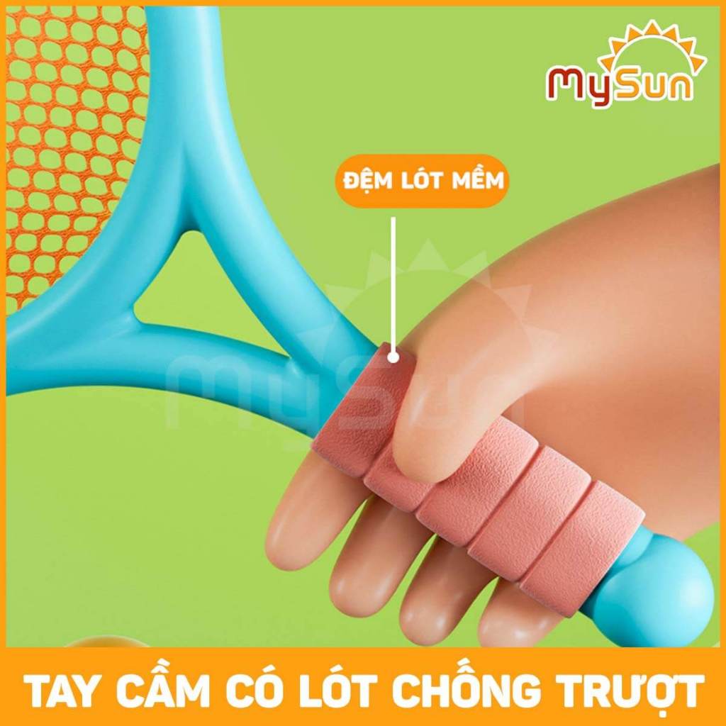 Đồ chơi vợt cầu lông, bóng bàn cho bé giá rẻ mầm non - mẫu giáo phát triển vận động ngoài trời.