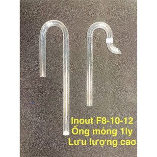 In Out acrylic F8 - 10 - 12 (kẹp acrylic) cho bể thủy sinh
