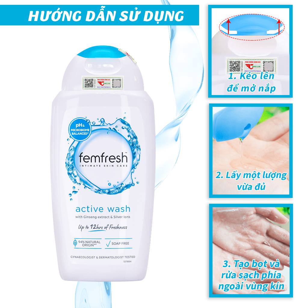 Dung Dịch Vệ Sinh Phụ Nữ Femfresh 250ml