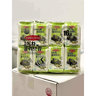 Sỉ bịch 16 gói rong biển khô ăn liền Hàn Quốc date mới