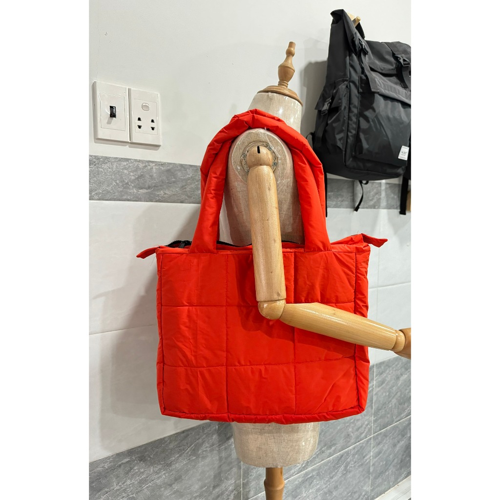 Túi tote phao túi chần bông đeo vai tote size lớn hottrend thời trang nam nữ rẻ đẹp