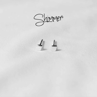 [OUTLET] Bông Tai, Khuyên Tai, Hoa Tai Nữ Bạc 925 Cao Cấp SHIMMER SILVER OUTLET 14 Thiết Kế Hình Thoi - Vuông Đơn Giản