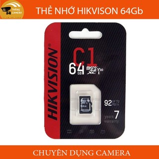 Thẻ nhớ 64Gb, chuyên dụng cho máy quay, máy ảnh, camera an ninh