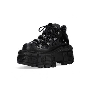 Giày da - boots da new rock tán đinh ngọn lửa