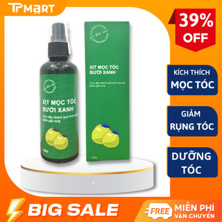 Xịt bưởi kích thích mọc tóc, Xịt mọc tóc bưởi xanh 100ml