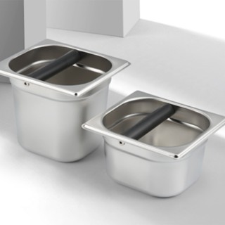 Sẵn sàng giao hàng / Khay Đập Bã Cà Phê, Hộp Đập Bã Cà Phê Hộp đựng bã cà phê Thép không gỉ 304 knock box