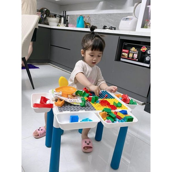 Bộ lego bàn ghế đa năng cho bé