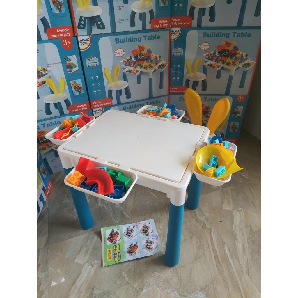Bộ lego bàn ghế đa năng cho bé