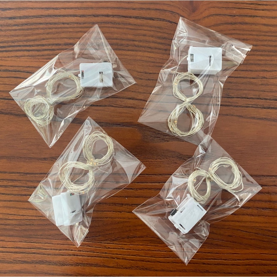 Dây đèn led trang trí fairylight đom đóm có sẵn pin dài 1m-2m-3m