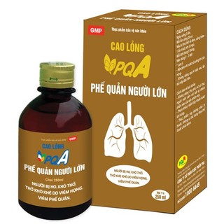 PQA PHẾ QUẢN NGƯỜI LỚN: Hen suyễn, hen phế quản, viêm phế quản.