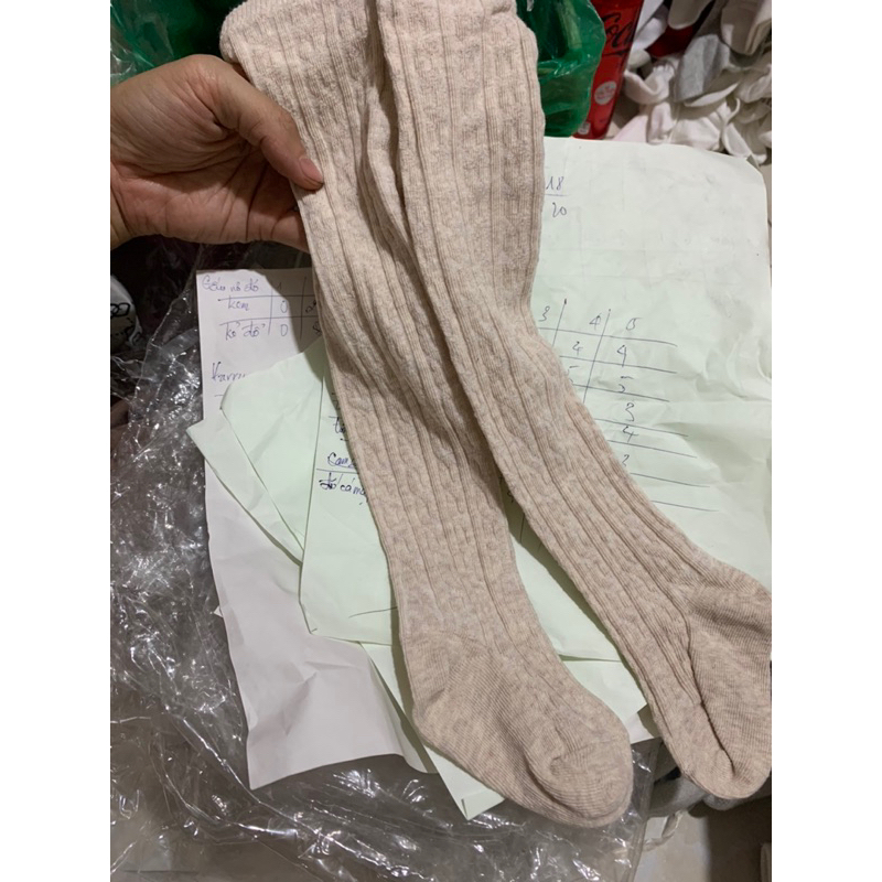 QT Quần tất len CÓ BÀN cho bé 3-18kg mã 19030