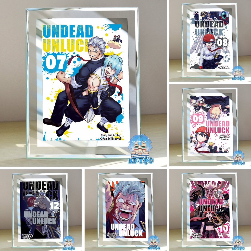 Khung ảnh kính Anime Manga Undead Unluck kích thước A4 A5 13x18 by 2D Tộc Shop