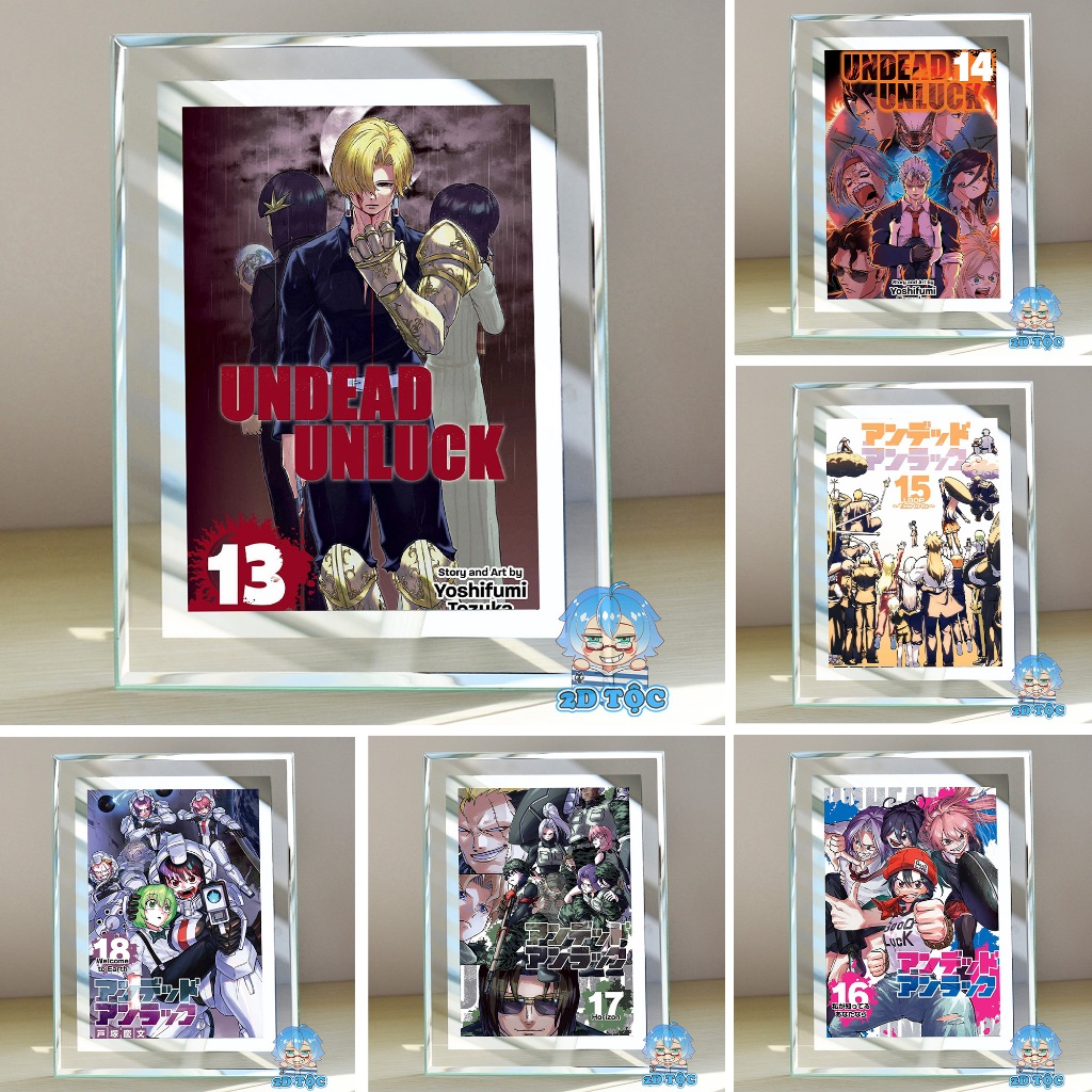 Khung ảnh kính Anime Manga Undead Unluck kích thước A4 A5 13x18 by 2D Tộc Shop